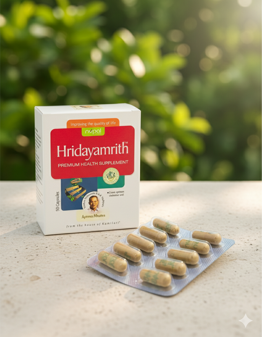 Hridayamrith Capsules – Heart & Cholesterol Support