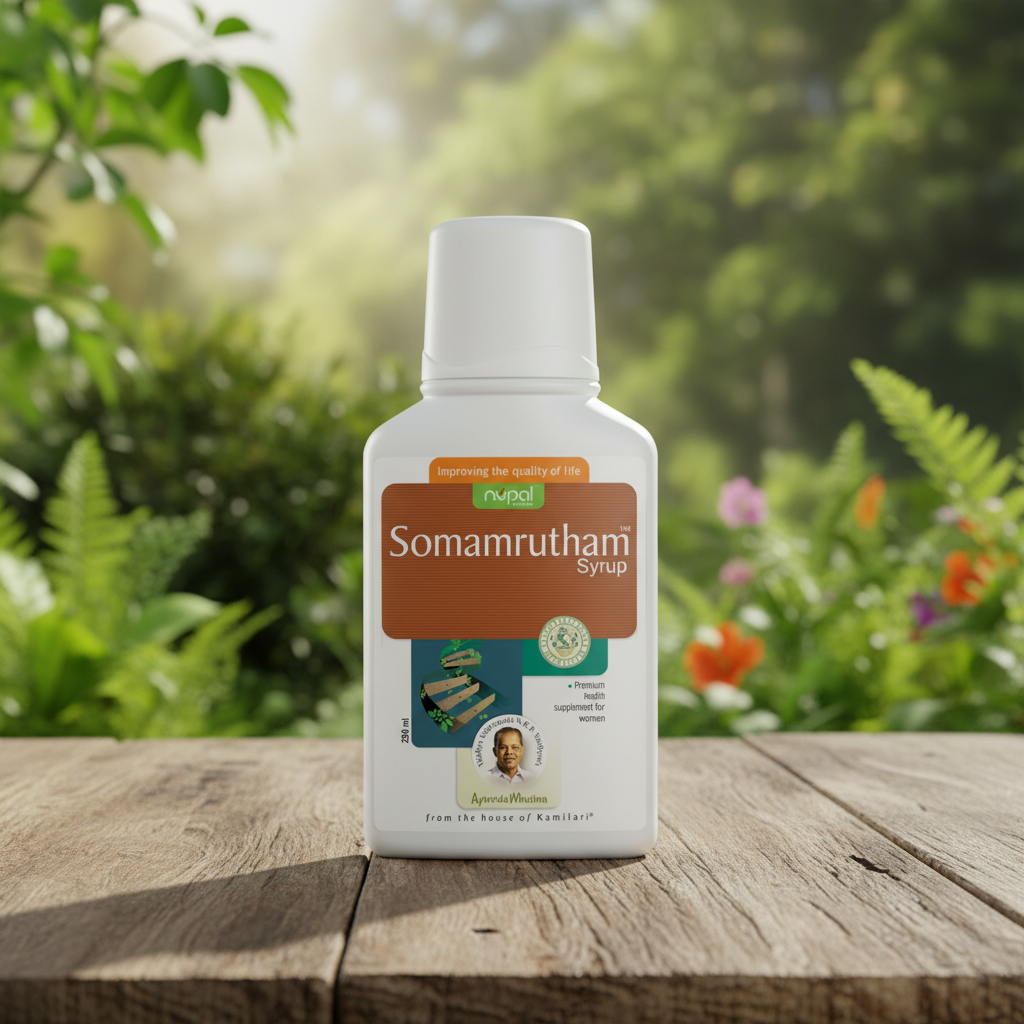 Somamritham Syrup– Women’s Health & Hormonal Balance